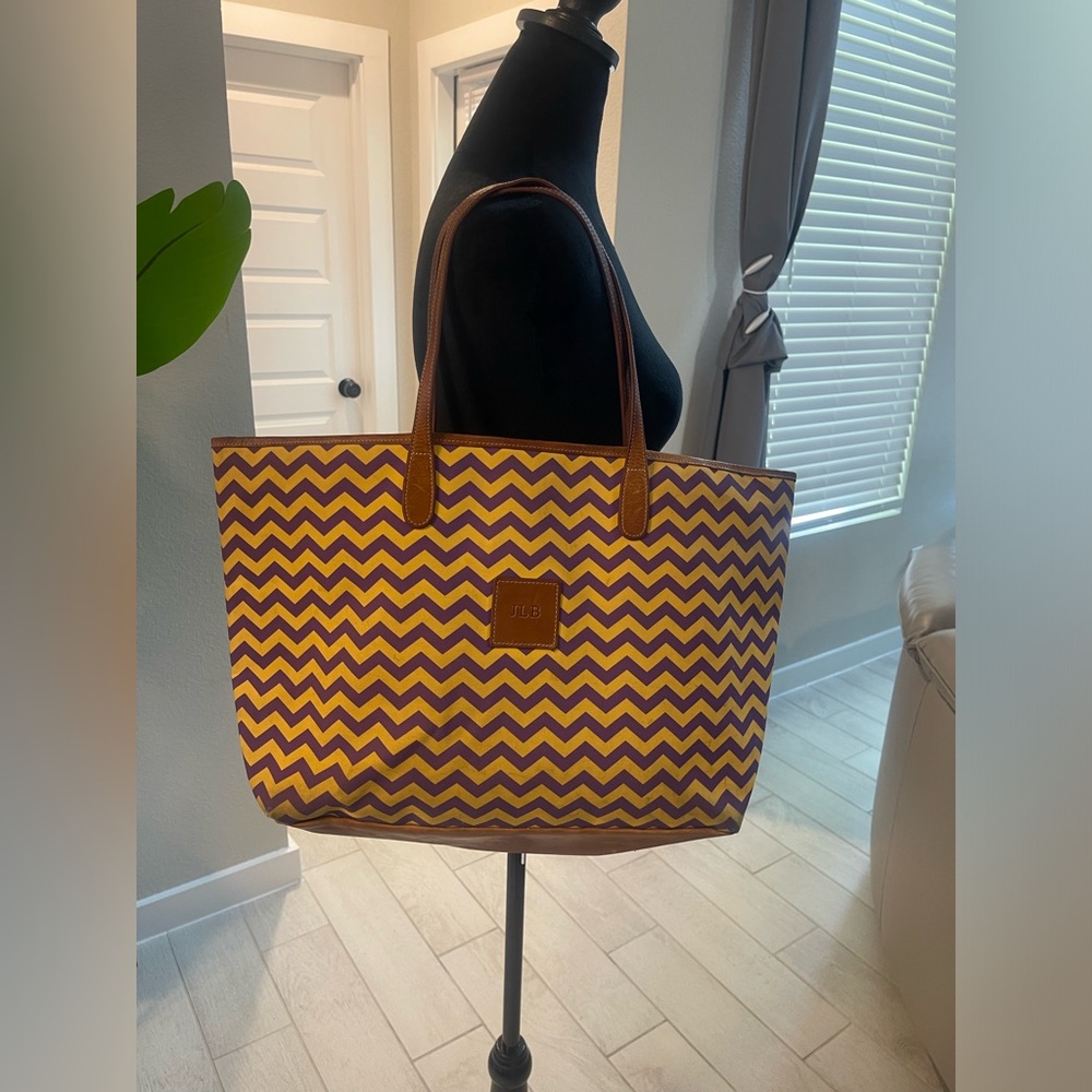 Barrington large tote bag. Monogram JLB